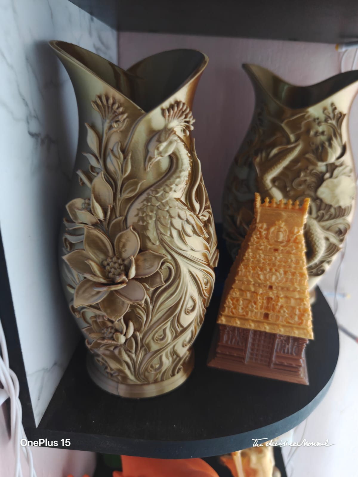 Vases and temple